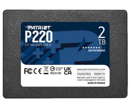 Dysk wewnętrzny PATRIOT P220 2TB 2,5"